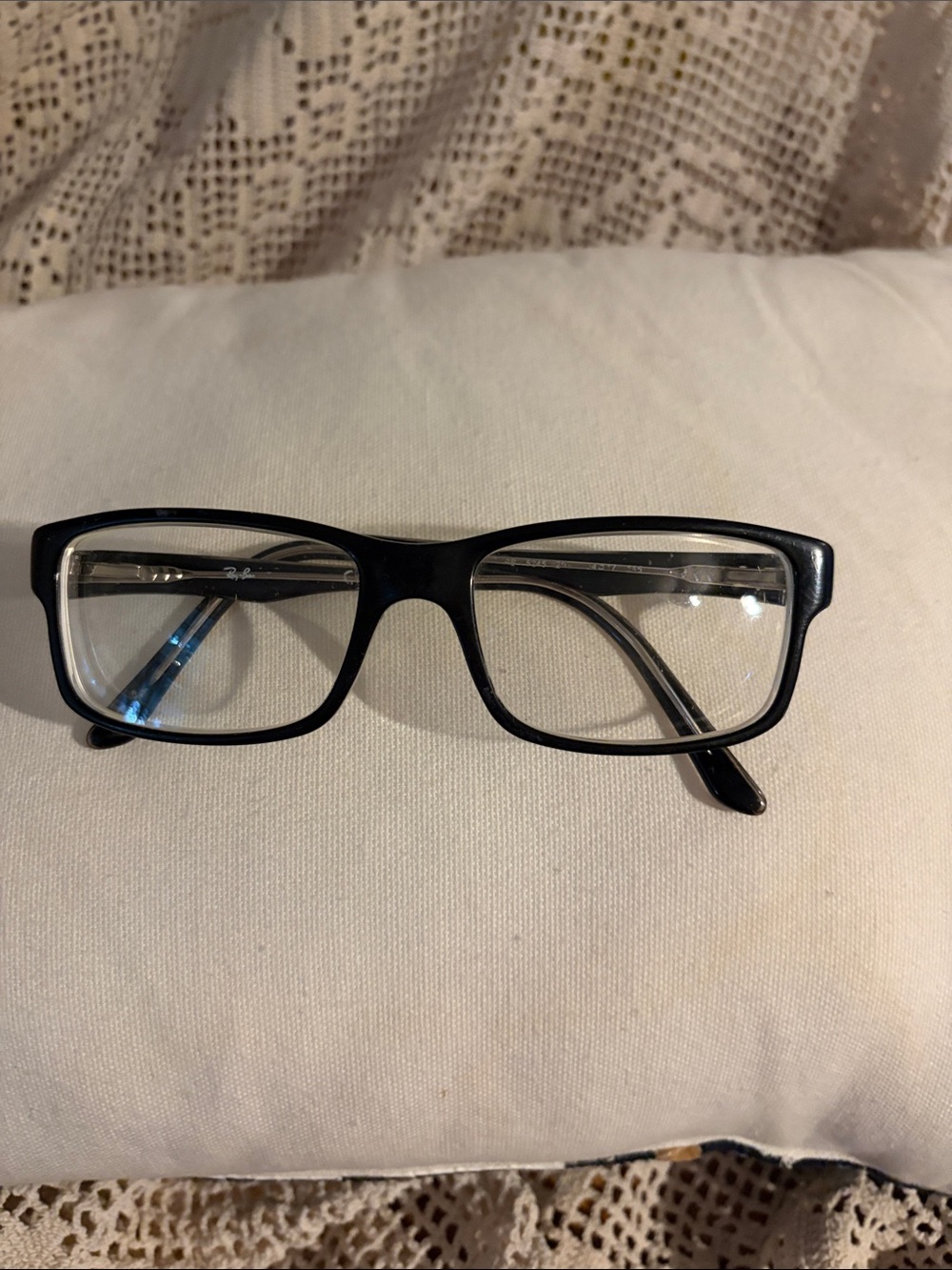 Rayban Black Rectangular Eyeglasses Frames Ray-ban